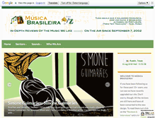 Tablet Screenshot of musicabrasileira.org
